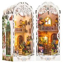 Kit Diorama Book Nook GEMOWN com Quebra-Cabeça 3D de Madeira e LED
