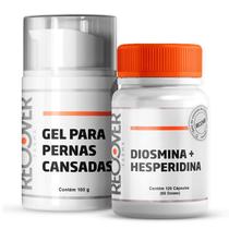 KIT Diosmina 450mg + Hesperidina 50mg + Gel para pernas - Recover Farma