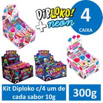 Kit Diploko c/4 Cada Sabor 300g