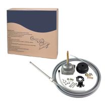 Kit Direção Caixa Big-T Com Bezel E Cabo De Direção Multiflex/Steerflex 24 Pés