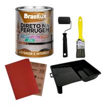 Kit Direto Na Ferrugem e Acessórios para Pintura DF 900ml