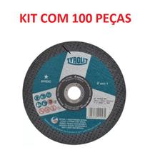 Kit Disco Corte Fino Tyrolit Basic 7 x 1.6mm 100 Peças