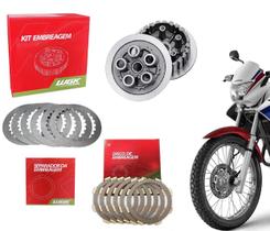 Kit Disco + Cubo + Platô + Separador Embreagem Wgk Nx 400 Falcon Ano 1998 Até 2016