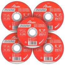 Kit Disco de Corte 4.1/2'' x 3,2mm x 7/8'' Com 5 Unidades Para Inox - Onsite