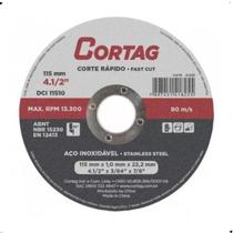 Kit Disco de Corte Inox 115mm X 1,0mm X 22,22mm C25 Kit Disco de Corte Inox 115mm X 1,0mm X 22,22mm C25