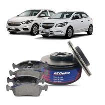 Kit Disco De Freio Dianteiro Pastilha Acdelco Onix 1.0 8v Flex,1.4 Flex prisma Kit2436 Kit Disco De Freio Dianteiro Pastilha Acdelco Onix 1.0 8v Flex,1.4 Flex prisma Kit2436