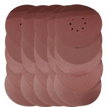 Kit Disco de Lixa 225 mm tiras autocolantes 100 Com 20 Peças Hessen 8 Furos Para Teto