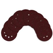 Kit Disco de Lixa com tiras autocolantes 125mm 5 Grão 50 para Lixadeira Roto Orbital 10un Kit Disco de Lixa com tiras autocolantes 125mm 5 Grão 50 para Lixadeira Roto Orbital 10un