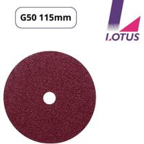 Kit Disco De Lixa Para Madeira E Ferro 115Mm G50 10Pçs Lotus Kit Disco De Lixa Para Madeira E Ferro 115Mm G50 10Pçs Lotus