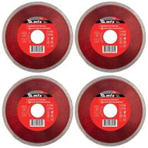 Kit Disco Diamantado 4.1/2 Liso Furo 22Mm P/ 20Mm 731849 4 Un - MTX Kit Disco Diamantado 4.1/2 Liso Furo 22Mm P/ 20Mm 731849 4 Un - MTX