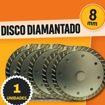 Kit Disco Diamantado Turbo 110 mm Corte para Mármore, Granito e Porcelanato