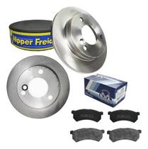 Kit Disco E Pastilha De Freio Dianteiro Sólido Kwid 1.0 Novo HF705A/SYL2344