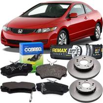 Kit disco e pastilha freio dianteiro - civic 2006 a 2011 - kit00983 Kit disco e pastilha freio dianteiro - civic 2006 a 2011 - kit00983