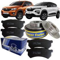 Kit Disco e Pastilha Freio Dianteiro Kwid 1.0 3cil Após 2017