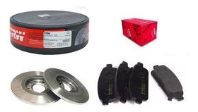 Kit Disco E Pastilha Freio Traseiro Cruze 2012 Trw Original RPDI04580/RCPT13790