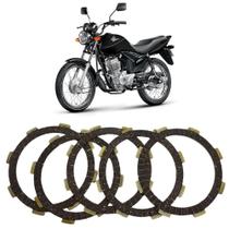 Kit Disco Embreagem CG 160 NXR 160 Bros XRE 190 8 Estrias