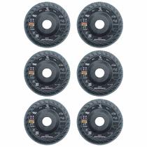Kit Disco Flap 4.1/2 Zirconio Gr 120 Costado Plástico Performance 6 Un - SOLDIM Kit Disco Flap 4.1/2 Zirconio Gr 120 Costado Plástico Performance 6 Un - SOLDIM