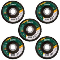 Kit Disco Flap 7" Zircônio Grão 40 St55505g 5 Unidades - Sata