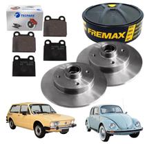 Kit Disco Freio Dianteiro e Pastilha Fusca Brasilia Variant Kit Disco Freio Dianteiro e Pastilha Fusca Brasilia Variant