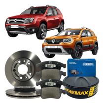 Kit Disco Freio Dianteiro Pastilha Duster 2011 Á 2020