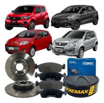 Kit Disco Freio Pastilha Argo Mobi Uno Palio 2010 Á 2022