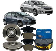 Kit Disco Freio Ventilado Pastilha C4 Lounge 2013 Á 2018 Kit Disco Freio Ventilado Pastilha C4 Lounge 2013 Á 2018