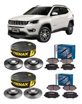 Kit Disco Fremax + Pastilha Bosch Diant Tras Compass 2025 Kit Disco Fremax + Pastilha Bosch Diant Tras Compass 2025