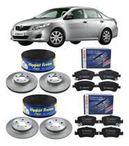 Kit Disco Hipper + Pastilha Bosch Diant Tras Corolla 2012 Kit Disco Hipper + Pastilha Bosch Diant Tras Corolla 2012