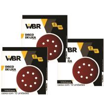 Kit Disco Lixa Girafa 30un 225mm grãos 60, 180, 240. Kit Disco Lixa Girafa 30un 225mm grãos 60, 180, 240.