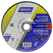 Kit Disco P/ Desbaste 7 X 7/8" Bda 640 Super 4 Un - NORTON