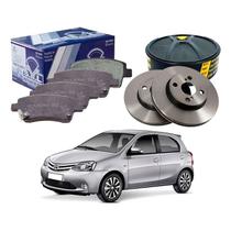 Kit Disco Pastilha Dianteira Etios 1.3 1.5 2012 A 2016 Kit Disco Pastilha Dianteira Etios 1.3 1.5 2012 A 2016