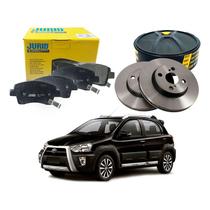 Kit Disco Pastilha Dianteira Etios Cross 1.5 2013 A 2018 Kit Disco Pastilha Dianteira Etios Cross 1.5 2013 A 2018