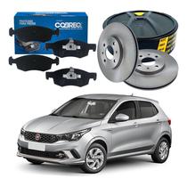 Kit Disco Pastilha Dianteiro Argo 1.3 2017 A 2021