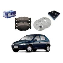 Kit Disco Pastilha Dianteiro Celta 1.0 2000 A 2005