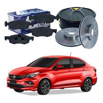 Kit Disco Pastilha Dianteiro Cronos 1.3 2018 A 2021