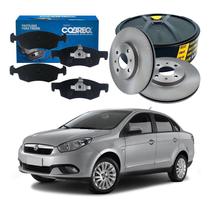 Kit Disco Pastilha Dianteiro Grand Siena 1.4 1.6 2012 A 2016
