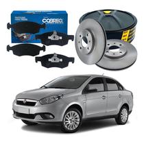 Kit Disco Pastilha Dianteiro Grand Siena 1.4 1.6 2012 A 2016