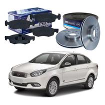 Kit Disco Pastilha Dianteiro Grand Siena 1.6 2017 A 2022 Kit Disco Pastilha Dianteiro Grand Siena 1.6 2017 A 2022