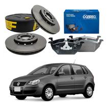Kit Disco Pastilha Dianteiro Polo 1.6 2007 A 2011