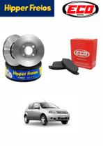 Kit disco pastilha ford ka 09/13 disco solido