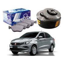 Kit Disco Pastilha Freio Dianteiro Cronos 1.8 2018 A 2019