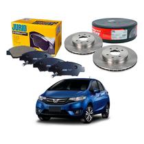 Kit Disco Pastilha Freio Dianteiro Fit 1.5 2015 A 2017