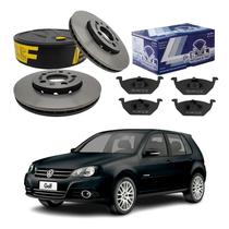 Kit Disco Pastilha Freio Dianteiro Golf 1.6 2007 A 2014