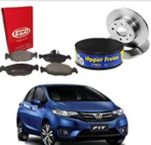 Kit disco pastilha freio dianteiro Hipper honda new fit 1.5 2015 a 2019