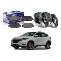 Kit Disco Pastilha Freio Dianteiro Hrv 1.8 2016 A 2018