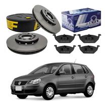 Kit Disco Pastilha Freio Dianteiro Polo 1.6 2007 A 2011