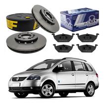Kit Disco Pastilha Freio Dianteiro Spacefox 1.6 2006 A 2010