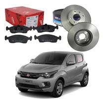 Kit Disco Pastilha Freio Fiat Mobi 1.0 2016 A 2021 Kit Disco Pastilha Freio Fiat Mobi 1.0 2016 A 2021