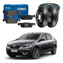 Kit Disco Pastilha Freio Logan 1.6 2019 A 2022 Kit Disco Pastilha Freio Logan 1.6 2019 A 2022