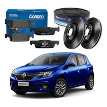 Kit Disco Pastilha Freio Sandero 1.6 2019 A 2021